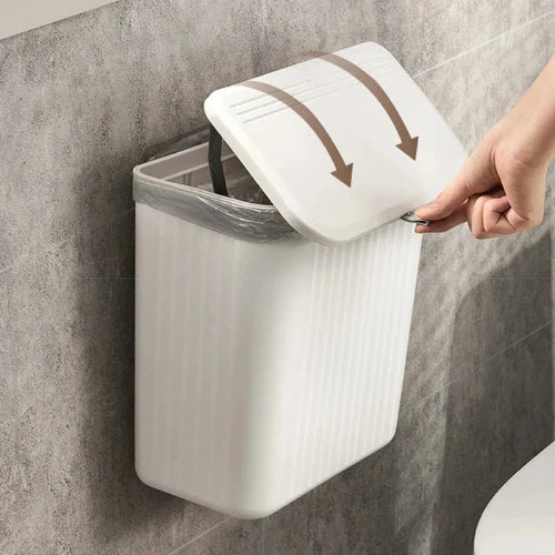 Wall-mounted Trash Can, Household Kitchen Waste Storage Bin